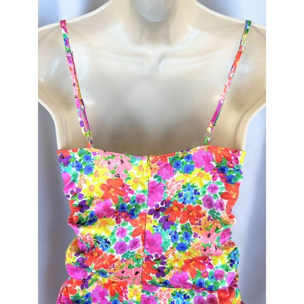 For Love & Lemons Merrill Vibrant Floral Mini Dress $225 - Picture 8 of 13